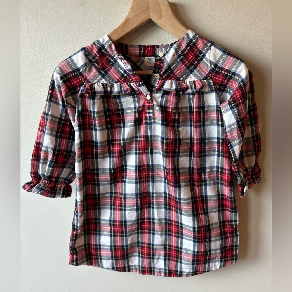 Girls Crewcuts Plaid Pajamas - Picture 1 of 3